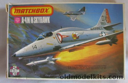Matchbox 1/72 A-4M / A-4N Skyhawk Marines - VMA-234 or Israeli Air Force, PK29 plastic model kit